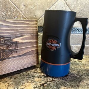 Harley-Davidson Mug Black and Blue Hallmark Special Edition Vintage